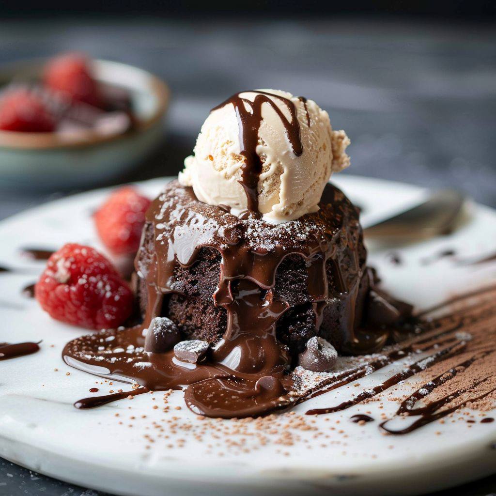 Шоколадный фондан